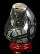 Septarian Dragon Egg Geode - Crystal Filled #88291-1